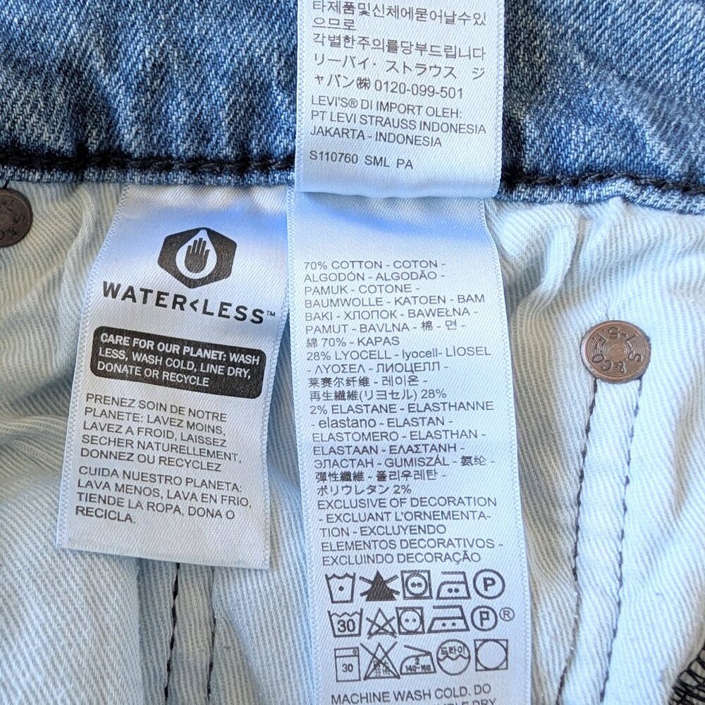502‎ Taper Fit Levi's Flex Men's Jeans 29x30 Slim Stretch Casual Classic Denim - Picture 9 of 11